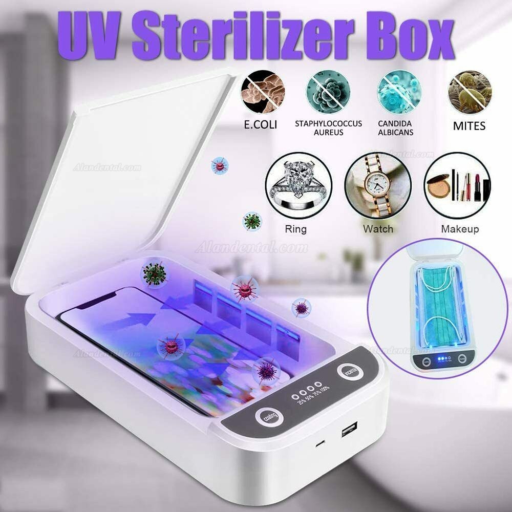 Smart Phone Sanitizer UV Lights Portable Cell Phone Sterilizer Box